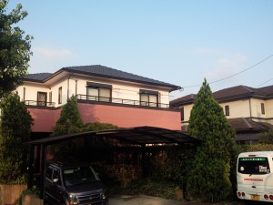 筑紫野市　Ｉ様邸　外壁屋根塗装工事　完了